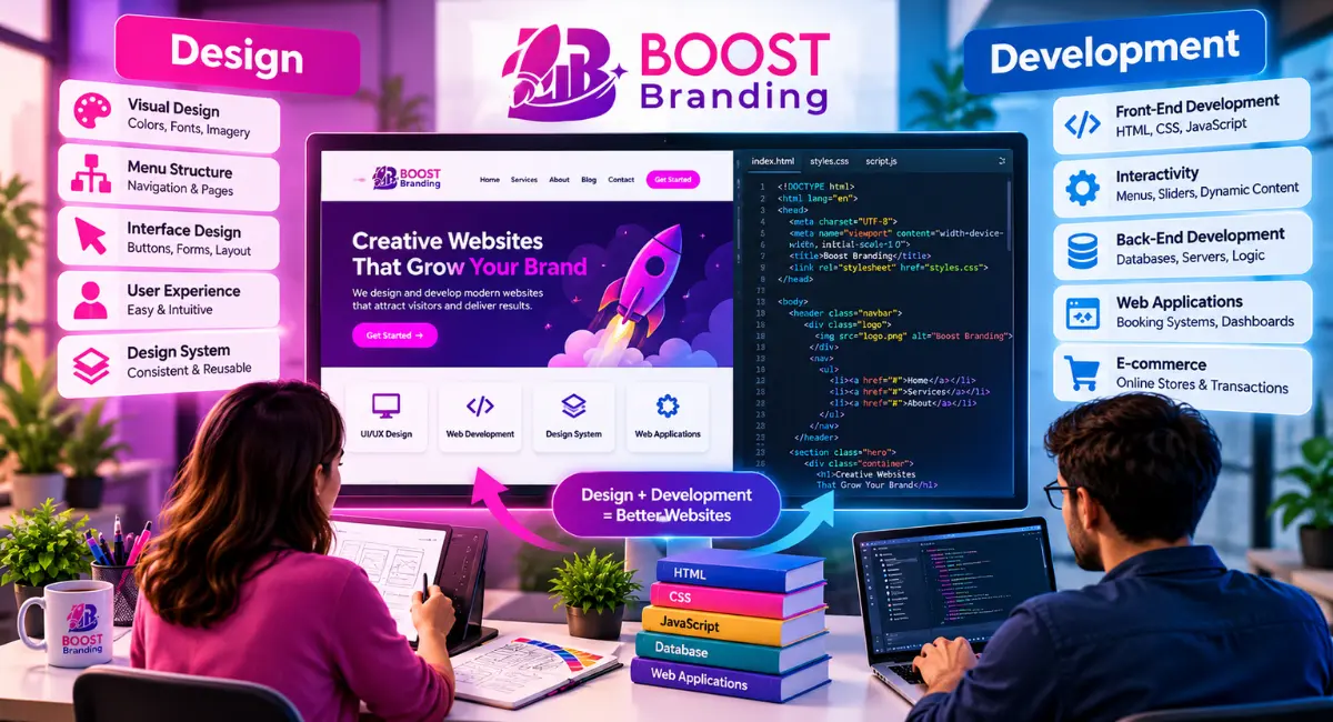 website design and development process